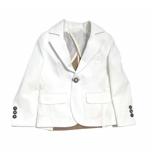 Roy Ayers Giacca Bambino Panna Retro Tabacco