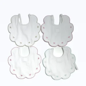 Klaiadì Bavetta Elegante Nuvola Ricamata con Cuoricini