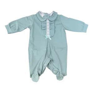 Birillini Tutina Cotone Bielastica Da Corredino Per Neonata