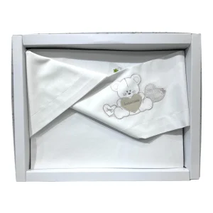 Andy e Helen Coordinato Lenzuola Per Culla Evolutiva Rotonda Sopra Sotto e Federa 100% Cotone