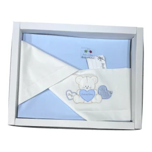 Andy e Helen Coordinato Lenzuola Per Culla Evolutiva Rotonda Sopra Sotto e Federa 100% Cotone