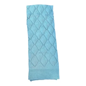 Pappa e Latte Scialle in Filo Color Ottanio