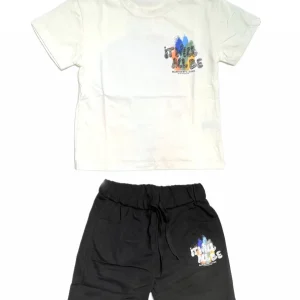 Completo Bambino T-Shirt e Bermuda 100% Cotone