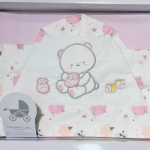 Bruco Bruco Coordinato Lenzuola Carrozzina 100% Puro Cotone