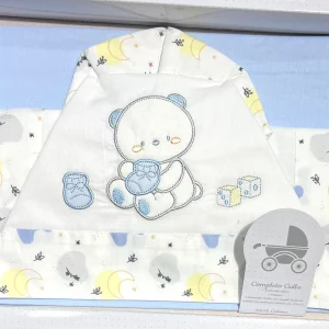 Bruco Bruco Coordinato Lenzuola Carrozzina 100% Puro Cotone