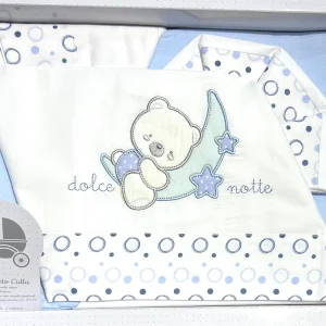 Bruco Bruco Coordinato Lenzuola Carrozzina 100% Puro Cotone