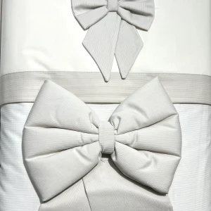 Pappa & Latte Coordinato Fiocco Carrozzina/Nextome Trapunta Sfoderabile Piumino Lenzuola Sopra Sotto e Federa