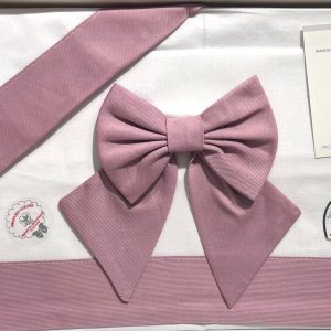 Nazareno Coordinato Carrozzina lenzuola Fiocco 100% Cotone