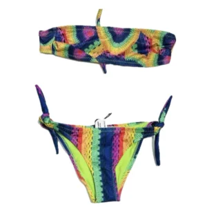 Costume Fantasy Bambina Due Pezzi Fascia e Slip con Laccetti