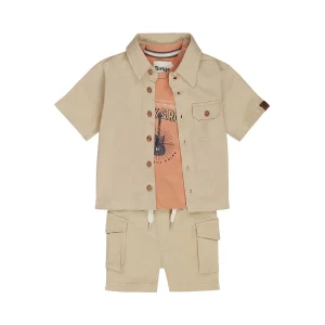 Dirkje Completo Neonato e Bambino Tre Pezzi con Camicia Piquet