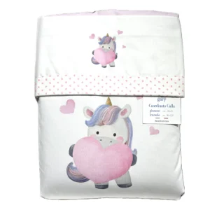 Gary Coordinato Unicorno Carrozzina/Nextome Trapunta Sfoderabile Piumino Lenzuola Sopra Sotto e Federa