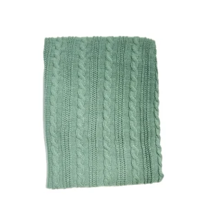 Pappa & Latte scialle in Lana con Treccia