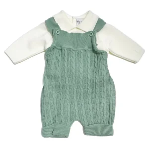 Pappa e Latte Maglia e Salopette in Lana