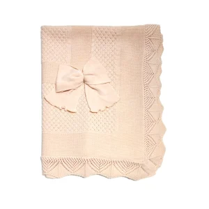 Pappa & Latte scialle in Lana con Fiocco