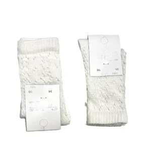 Pappa e Latte Calzino Caldo Cotone Neonato Lungo Traforato