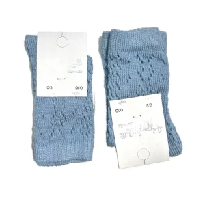 Pappa e Latte Calzino Caldo Cotone Neonato Lungo Traforato