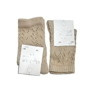 Pappa e Latte Calzino Caldo Cotone Neonato Lungo Traforato