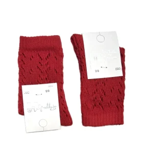 Pappa e Latte Calzino Caldo Cotone Neonato Lungo Traforato