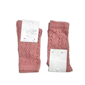 Pappa e Latte Calzino Caldo Cotone Neonato Lungo Traforato