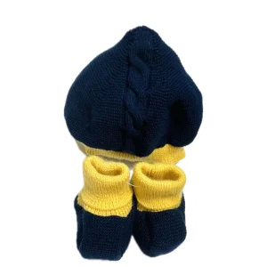 Prime Emozioni Cappellino e Scarpine in Lana