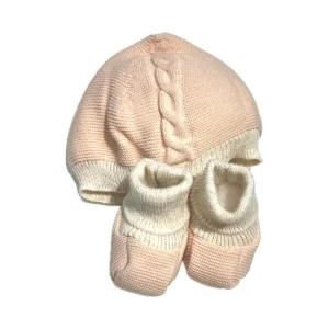 Prime Emozioni Cappellino e Scarpine in Lana