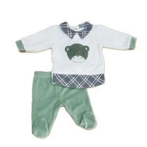 Le Chicce Tutina in Ciniglia Teddy Due Pezzi