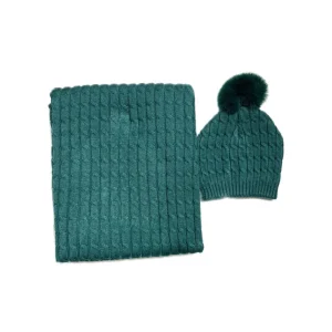 Batuffolini Copertina Culla Smacchinata con Cappello Pompon Primi Giorni