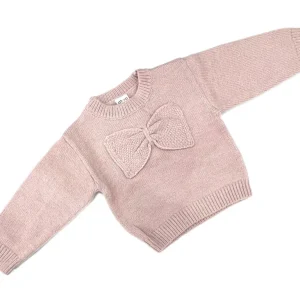 Ativo Pullover Lana Neonata con Fiocco