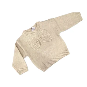 Ativo Pullover Lana Neonata con Fiocco Invernale