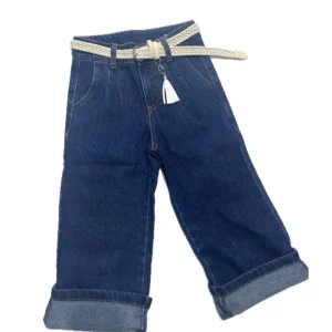 Ativo jeans Baggy con Cintura Da Bambina