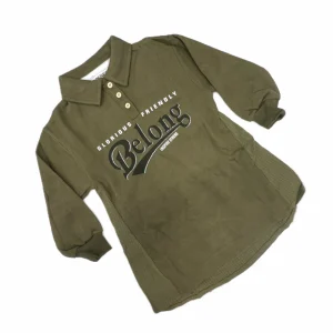 Abito Polo in Felpa da Bambina