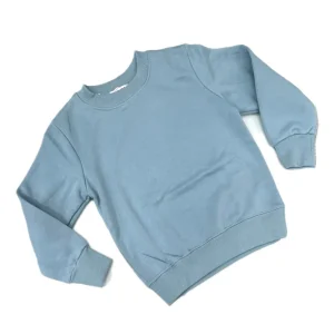 Felpa Girocollo Tinta Unita da Bambini Invernale