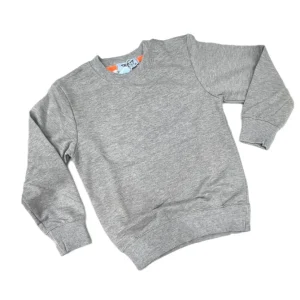 Felpa Girocollo Tinta Unita da Bambini Invernale