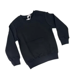 Felpa Girocollo Tinta Unita da Bambini Invernale