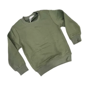 Felpa Girocollo Tinta Unita da Bambini Invernale