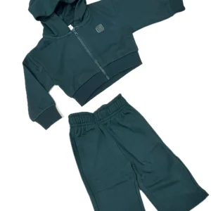 Completo Tuta in Felpa Neonata Ativo