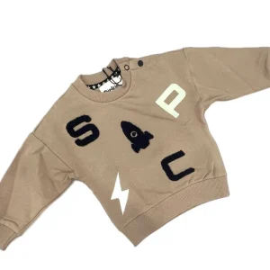 Felpa Dirkje con Lettere in Rilievo da Neonato