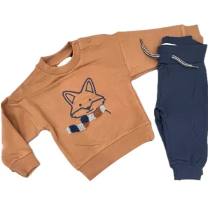 Dirkje Completo Tuta Da Neonato con Dettaglio Sciarpina in Rilievo