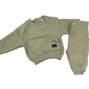 Dirkje Completo Tuta Da Neonato in Cotone Garzato