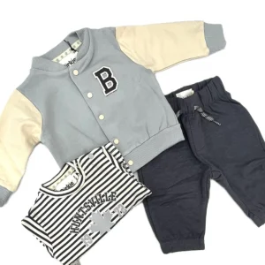 Dirkje Completo Tuta College Neonato Tre Pezzi