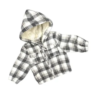 Bomber Neonato Dirkje a Quadri con Pelliccia interna