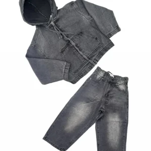Street Completo Jeans Giubbino e Jeans Da Bambino