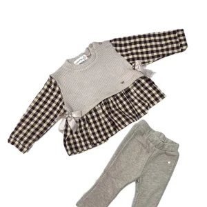 Completo Bambina da 1 a 5 anni con Leggins a Zampa