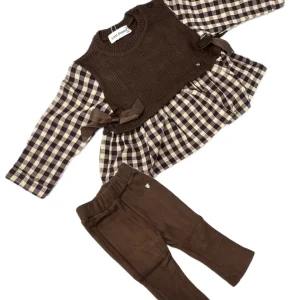 Completo Bambina da 1 a 5 anni con Leggins a Zampa