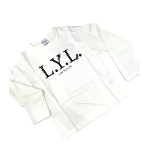 Ativo Maglia in Cotone Caldo da Bambina