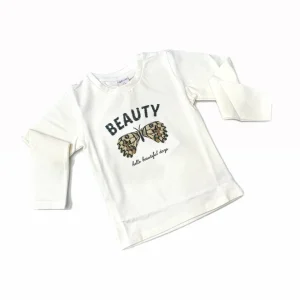 Ativo Maglia in Cotone Caldo Butterfly Da Bambina