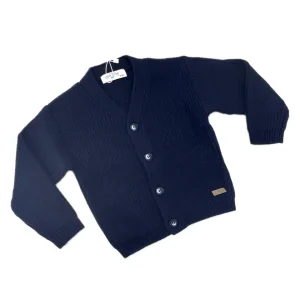 Stelle & Pupi Cardigan in Lana Doppia Morbida Da Neonato