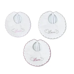 Bavetta Ricamata Love da Neonati