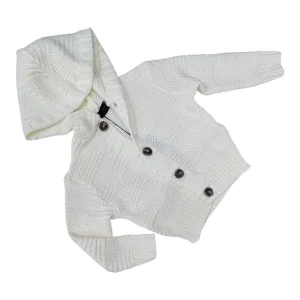 Attuality Cardigan m. Lana con Cappuccio Da Neonato