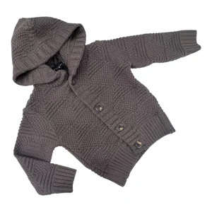 Attuality Cardigan m. Lana con Cappuccio Da Neonato